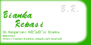 bianka repasi business card